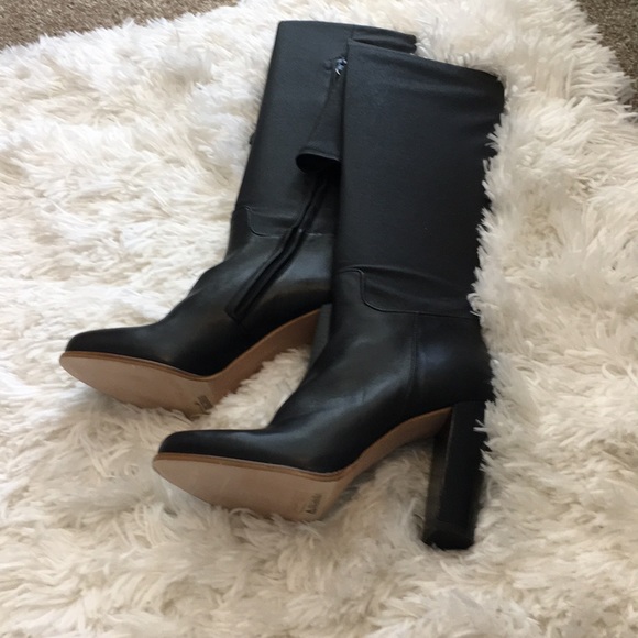 COPY - Zara over the knee faux leather boots - Picture 3 of 3